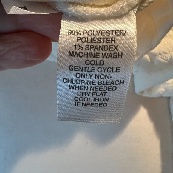 NWT Ann Taylor LOFT cream sleeveless quilted A-line dress, Size 12 - Picture 13 of 13